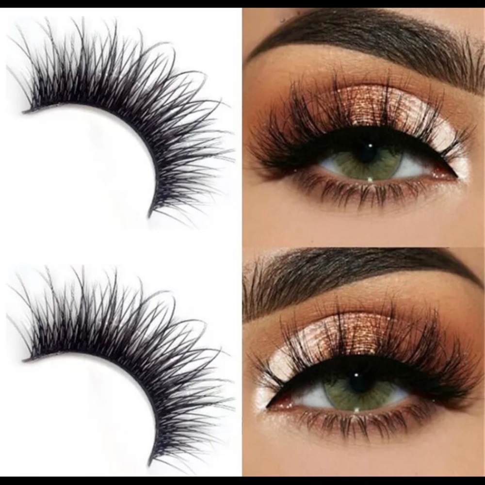 2 Pairs- Real Mink Lashes 3D Full Volume